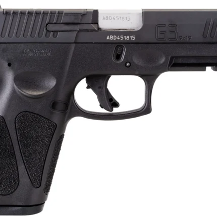 Taurus 1G3P94117 G3 T.O.R.O. Full Size 9mm Luger 17+1 4" Matte Stainless Steel Barrel, Matte Black Tenifer Optic Ready/Serrated Slide, Black Polymer Frame w/Picatinny Rail, Black Polymer Grips