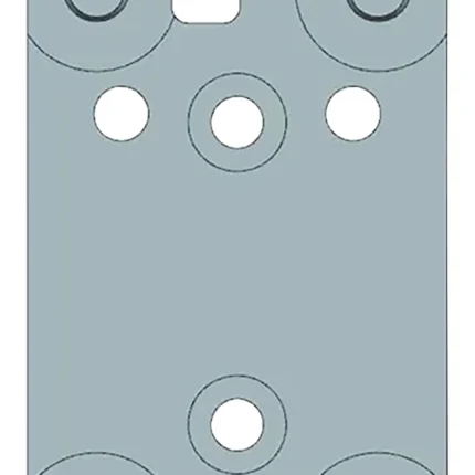 Beretta USA EUS03051 90/92  Silver, Fits Beretta 90/92, RDO Leupold Pattern Footprint Mount