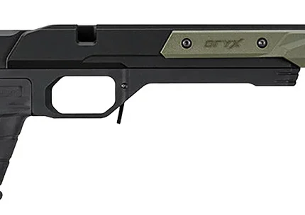 Mdt Sporting Goods Inc 104226ODG Oryx Chassis OD Green/Black Aluminum, Adj. Cheekrest, M-LOK Forend, AR-Style Grip, Barricade Stop, AICS Mag Compatible, Fits Short Action Savage Axis