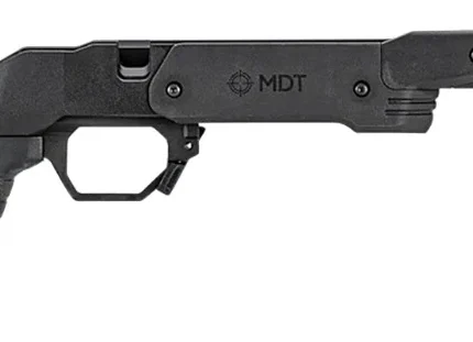 Mdt Sporting Goods Inc 105524BLK XRS Chassis Black Aluminum Core with Polymer Panels, Adj. Cheekrest, M-LOK Forend, Interchangeable Grips, Fits Tikka T1X
