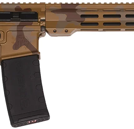 Great Lakes Firearms GL15223MSAH AR-15 Mission 223 Wylde 30+1 16", Sahara Camo Rec/15" M-Lok Handguard, Black Carbine Stock & A2 Grip, Muzzle Brake