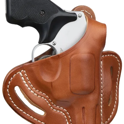 1791 Gunleather RVHX1CBRR RVHX-1 OWB Size 01 Classic Brown Leather Belt Slide, J-Frame, Right Hand