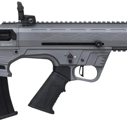 Citadel FRPS1218TG Pup Scout  12 Gauge Semi-Auto 3" 5+1 18.50" Gray Steel Barrel, Picatinny Rail Aluminum Receiver, Picatinny Handguards, Gray Adj Cheek Riser Synthetic Stock, Black Polymer Grip