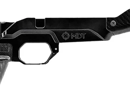 Mdt Sporting Goods Inc 107837BCF HNT26 Chassis System Black Carbon Fiber Fits Howa 1500 SA/ Weatherby Vanguard Compatible w/ AICS Mags Short Action Standard
