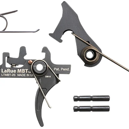 Larue Tactical LTMBT2S MBT-2S Black Two-Stage Curved Fits AR10/AR15