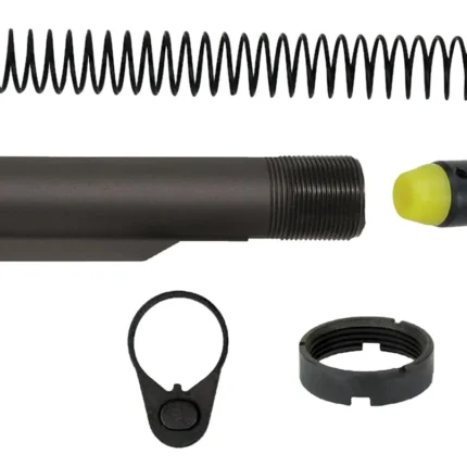 TacFire MAR047PCCAP Mil-Spec Buffer Tube Black Matte