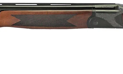 Iver Johnson Arms IJ60012 IJ600  12 Gauge Break Open 3" 2rd 28" Over/Under Vent Rib Barrel, Matte Black Chromed w/Engraving Steel Receiver, Fixed Walnut Checkered Wood Stock & Forend