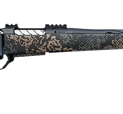 Seekins Precision 0011710225-F Havak PH3 6.5 Creedmoor 24" Black Fluted Threaded Barrel, Black Picatinny Rail Steel Receiver, Adj Cheek Riser Woodland Shadow Synthetic Stock