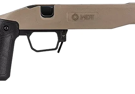 Mdt Sporting Goods Inc 108682FDE Field Stock Chassis System Flat Dark Earth Fits Savage Axis Short Action