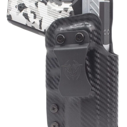 Fusion Firearms QUFUSXFRH XF Pro Holster IWB/OWB Black Boltaron, Belt Clip, Right Hand