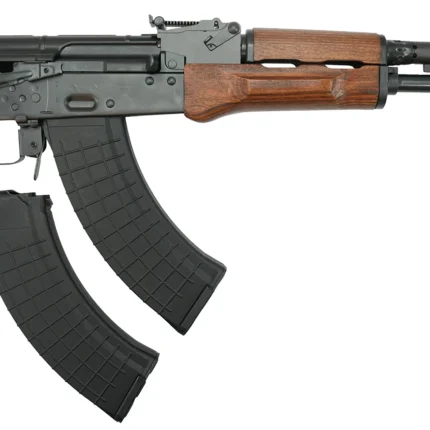 Pioneer Arms AK0031FTPROW Hellpup Pro 7.62x39mm 30+1 11.73" Black Threaded Barrel, Receiver w/Black Side Mounted Optic Rail, Rear Picatinny Rail, Wood Forend, Wood Grip, Right Hand