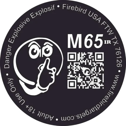 Firebird USA M65IR M65IR  Moving Trajectory/Static Impact Enhancement Flash/Smoke/Sound Universal Firearm 65mm 10 Targets