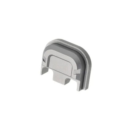 Tyrant CNC TDG5SPGREY Slide Cover Plate Chevron Design Glock Gen5 Grey Aluminum