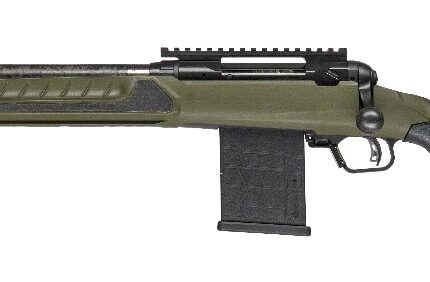 Savage Arms 32947 110 UltraLite Predator 308 Win 10+1 18" Carbon Fiber Barrel, Arca Rail Forend, Hunter Green AccuStock w/AccuFit V2 Synthetic Stock, Left Hand