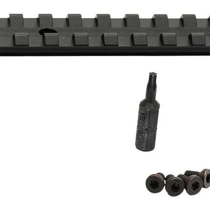 Savage Arms 56442 Scope Rail Revel Black Aluminum 8.40" Long