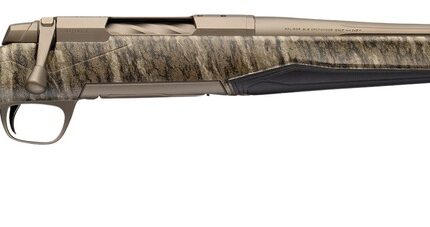 Browning 036147299 X-Bolt 2 Speed SPR Full Size 6.8 Western 3+1 20" Smoked Bronze Cerakote Fluted Threaded Barrel, Smoked Bronze Cerakote Steel Drilled & Tapped Receiver, Mossy Oak Bottomland Adj Vari