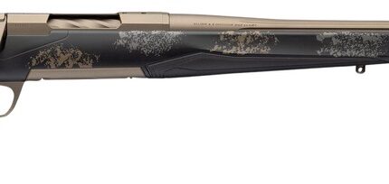 Browning 036142218 X-Bolt 2 Speed HD Full Size 308 Win 4+1 22" Smoked Bronze Cerakote Fluted Threaded Barrel, Smoked Bronze Cerakote Steel Drilled & Tapped Receiver, Bronze/Gray Camo w/Black Overmold