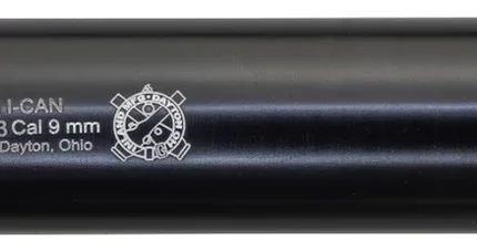 Inland MFG ICAN9MM   9mmLuger Black Aluminum 1/2"x28