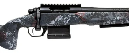 Horizon Firearms HRF-VBL-450B-16R Vandal Bloodline 450 Bushmaster 16.50" SOCOM Black Big Pins Fluting/Threaded Barrel, SOCOM Black Receiver w/Picatinny Rail, Arca Rail Forend, Iota EKO Carbon Fiber St