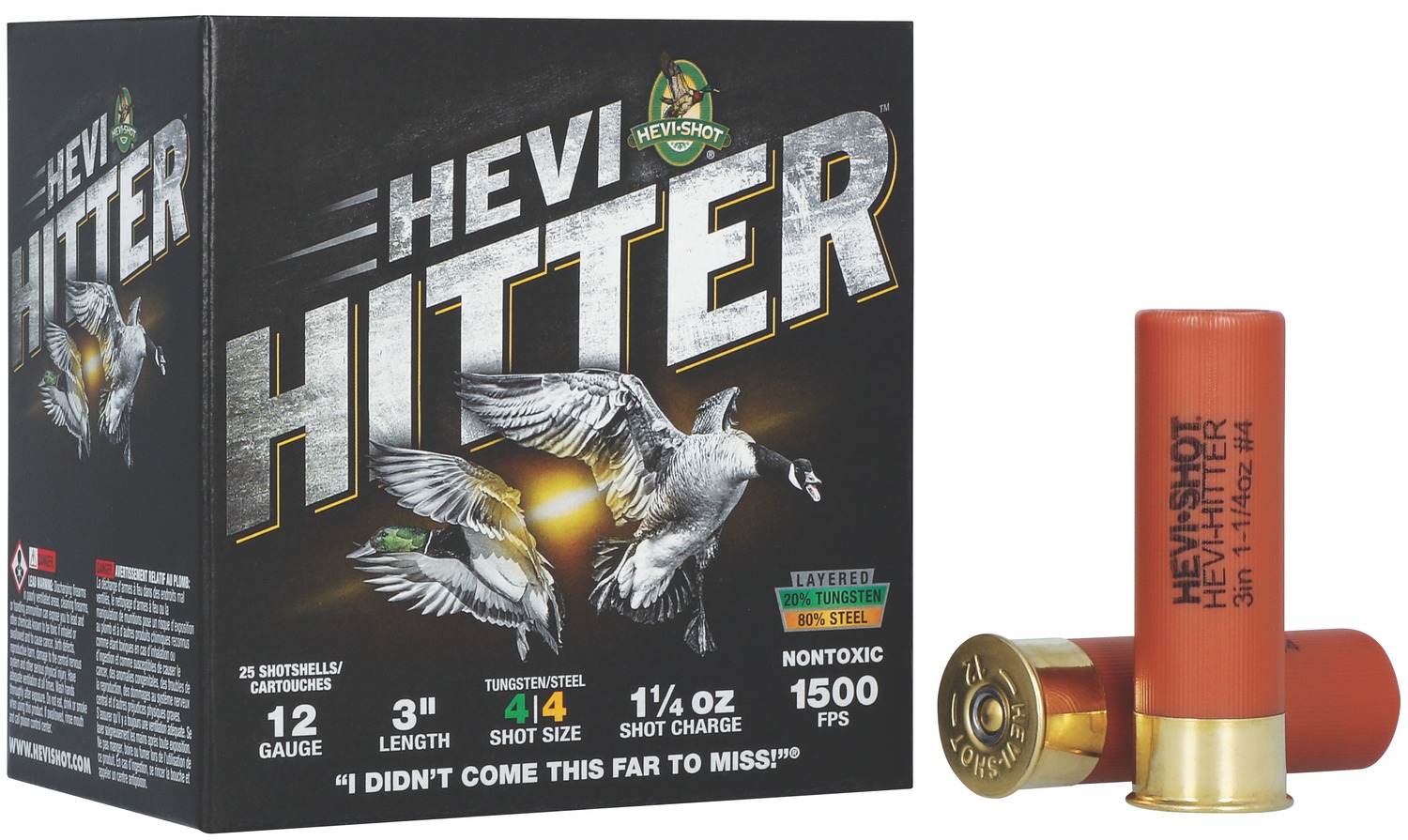HEVI HS28044 HEVI-HITTER 12G 3" 1-1/4OZ 4 25/10