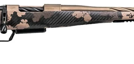 Fierce Firearms ROGSSX65PRC20BRS Twisted Rogue XP 6.5 PRC 3+1 20" Smoked Bronze Cerakote Spiral Fluted Threaded Stainless Steel Barrel, Drilled & Tapped Receiver, BiPod Rail Forend, Sonora Ambush Camo