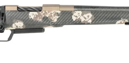 Fierce Firearms CT Rival XP 2.0 25 Creedmoor 20" Carbon Fiber Threaded Barrel, Smoked Bronze Cerakote Titanium Drilled & Tapped Receiver, Integral Rail Forend, Desert Shadow Camo Adj Comb Carbon Fibe