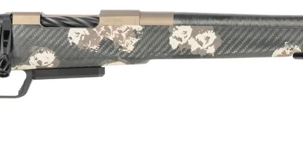 Fierce Firearms CT Rival XP 2.0 300 PRC 20" Carbon Fiber Threaded Barrel, Smoked Bronze Cerakote Titanium Drilled & Tapped Receiver, Integral Rail Forend, Desert Shadow Camo Adj Comb Carbon Fiber Sto