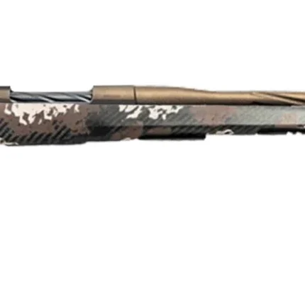 Fierce Firearms Twisted Rage LR Full Size 308 Win 4+1 18" Smoked Bronze Cerakote Match Grade/Spiral Threaded Stainless Steel Barrel, Drilled & Tapped Receiver, Desert Shadow Camo Push Button Adj Comb