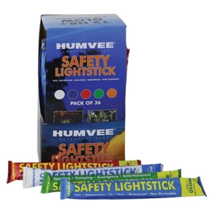 CAMP HMV-LS-6DB36 HUMVEE LIGHTSTICK 6IN 36 PCS