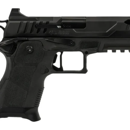 Oa Defense  2311 Pro Compact Frame 9mm Luger 15+1 4.25" DLC Black Steel Optic Ready/Serrated Slide, Black Aluminum Frame w/Picatinny Rail, Black Polymer Grip, Ambidextrous