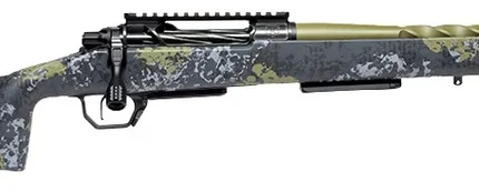Horizon Firearms HRF-VE2-65PR-22R Venatic 2 6.5 PRC 22" Sage Green Spiral Fluted Threaded Barrel, Black DLC Receiver w/Picatinny Rail, Arca Rail Forend, Artic Moss Iota EKO X Carbon Fiber Stock