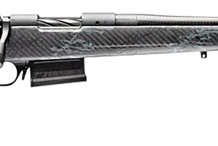 Bergara Rifles B14S7515CF B-14 Crest CF 25 Creedmoor 5+1 20" Carbon Fiber Threaded Barrel, Sniper Gray Cerakote Steel Drilled & Tapped Receiver, Fixed Carbon Fiber w/Black & Gray Sponge Accents Stock,