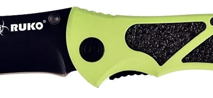 RUKO RUK0061HG-CS 440A 3-1/4"HIVIZ GRN FOLDING CS