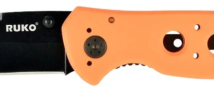 RUKO RUK0075BZ-CS 440A 3-1/4"BLAZE ORANGE FOLDING