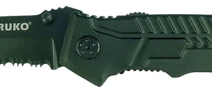 RUKO RUK0144S-CS 440A 3-1/4"BLK RUBBER FOLDING
