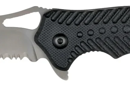 RUKO RUK0173S TIN 3-3/4"SERRATED FOLDING G10