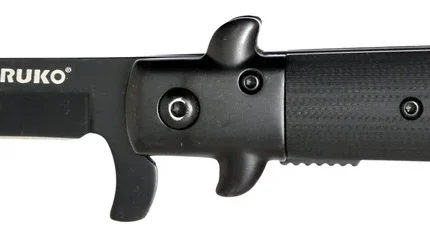 RUKO RUK0184BK 420A 4"BLKOUT FOLDING G10