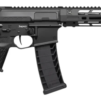 CMMG 94A68CD-AB Zeroed Banshee Mk4 9mm Luger 33+1 6.50" Black Nitride Threaded Barrel, Black Armor Cerakote Aluminum Receiver w/Picatinny Rail, M-LOK Handguard, Black Polymer CMMG RipBrace, CMMG Zeroe