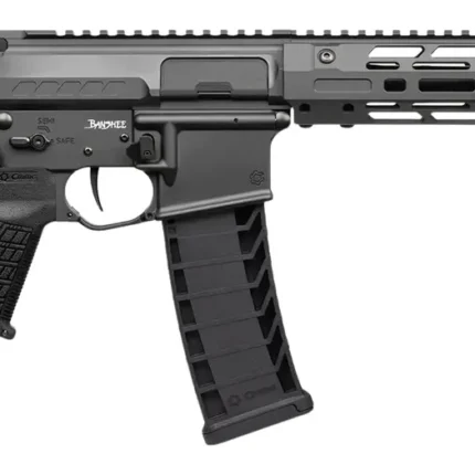 CMMG 94A68CD-TNG Zeroed Banshee Mk4 9mm Luger 33+1 6.50" Black Nitride Threaded Barrel, Tungsten Cerakote Aluminum Receiver w/Picatinny Rail, M-LOK Handguard, Black Polymer CMMG RipBrace, CMMG Zeroed