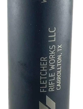 Fletcher Rifle Works WESTON8BLK Weston-8 30Cal 1.62" Black Stainless Steel 1.375"x24