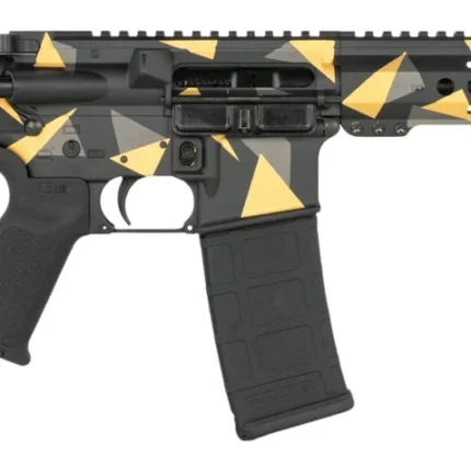 Shark Coast Tactical SCC07176GEO-P Geodesic  5.56 NATO 30+1 10.50" Black Nitride Threaded Barrel, Aluminum Receiver w/Picatinny Rail, M-LOK Handguard, Polymer SB Tactical SBA3 Brace, Polymer Grip