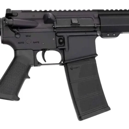 Andro Corp Industries 556103HB ACI-15 Halo 5.56 NATO 30+1 10.30" Black Nitride Threaded Barrel, Black Anodized Aluminum Receiver w/Picatinny Rail, M-LOK Handguard, Black Polymer SBA3 Pistol Brace, A2