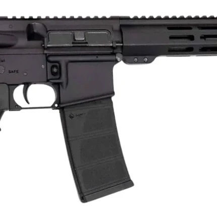 Andro Corp Industries 30016BB ACI-15 Bravo 300 Blackout 30+1 16" Black Nitride Threaded Barrel, Black Anodized Aluminum Receiver w/Picatinny Rail, M-LOK Handguard, M4 Black Polymer Stock, Black A2 Gri