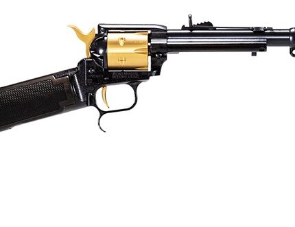 Heritage Mfg BR226B16HSBGLD Rough Rider Rancher 22 LR 6 16.12" Aluminum Receiver