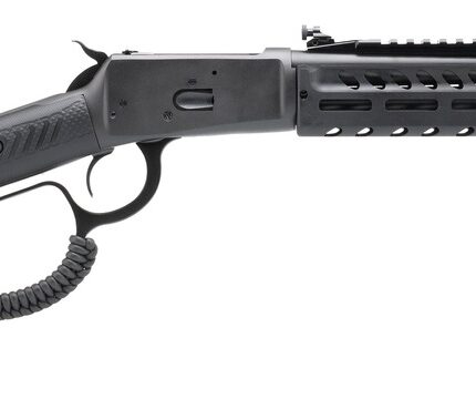 Rossi 920441613-TBRP R92  44 Mag 8+1 16.50" Black Cerakote Alloy Steel Threaded Barrel & Drilled & Tapped Receiver, Black Fixed Wood Stock