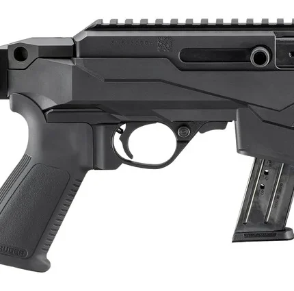 Ruger PC Carbine SBR 9mm Luger 17+1 6.50" Black Threaded Barrel, Black Hardcoat Anodize Aluminum Receiver w/Picatinny Rail, M-LOK Handguard, Folding w/Adj LOP Black Polymer Stock, Black Polymer Grip