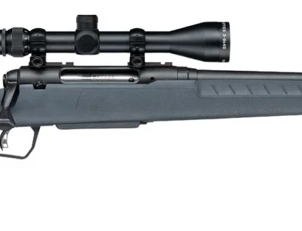 Savage Arms 33175 Axis 2 XP 6.5 Creedmoor 4+1 20" Matte Black Carbon Steel Threaded Barrel. Drilled & Tapped Receiver, Gray Synthetic Fixed w/Pistol Grip Stock, 3-9x40mm Duplex Scope, Right Hand