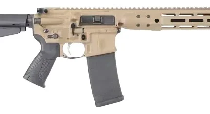 LWRC ICDIP5CK10SBA3ML ICDI 5.56 NATO 30+1 10.50" Threaded Barrel, Flat Dark Earth Receiver w/Picatinny Rail, M-LOK Handguard, Black Polymer SB Tactical SBA3 Brace, Black Polymer Grip, Ambidextrous