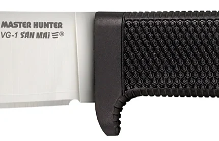 Cold Steel 36JSK Master Hunter  4.50" Fixed Plain Drop Point VG-1 San Mai III Blade/Black Kray-Ex Handle