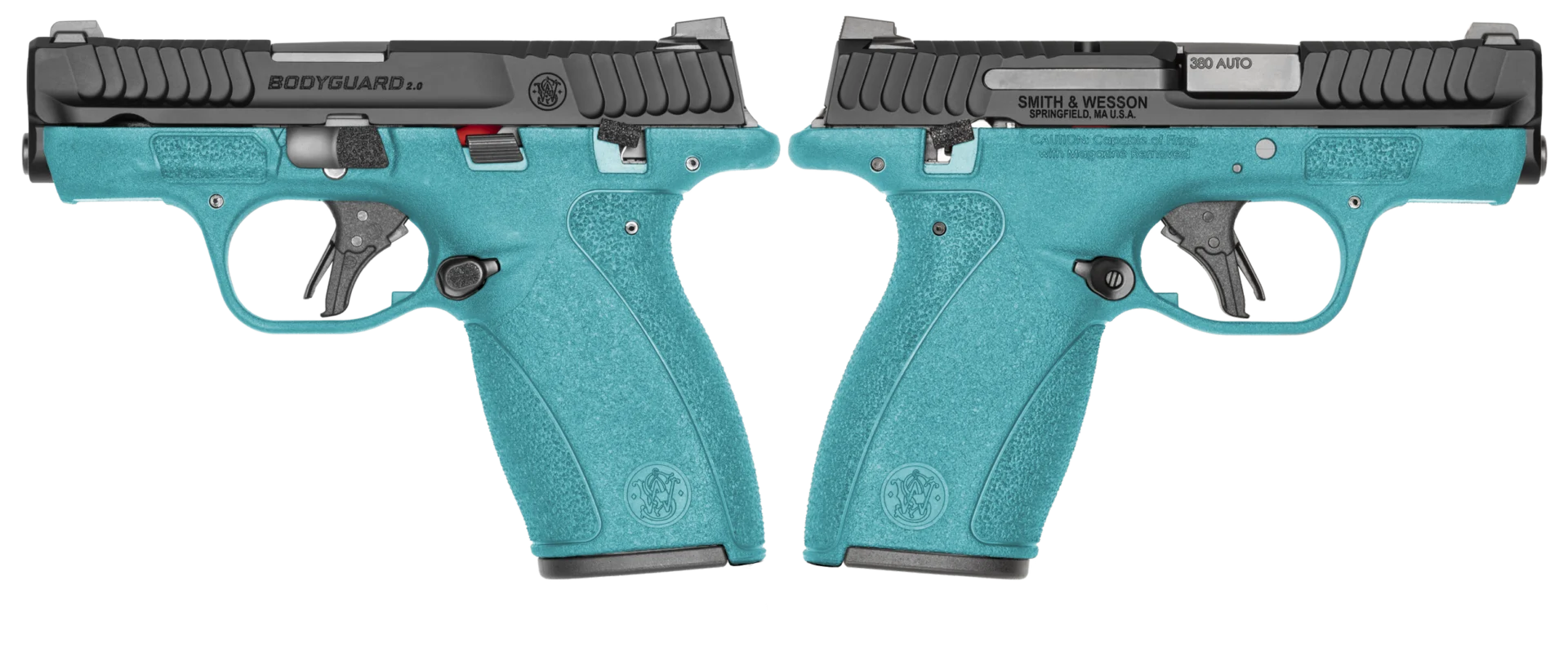 SMITH & WESSON BODYGUARD 2.0 380ACP PISTOL T.S. AZTEC TEAL ORION EXCLUSIVE 1-12RD 1-10RD MAG